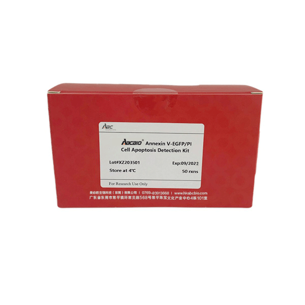 Annexin V-EGFP/PI Cell Apoptosis Detection Kit 50T （ABC1528）